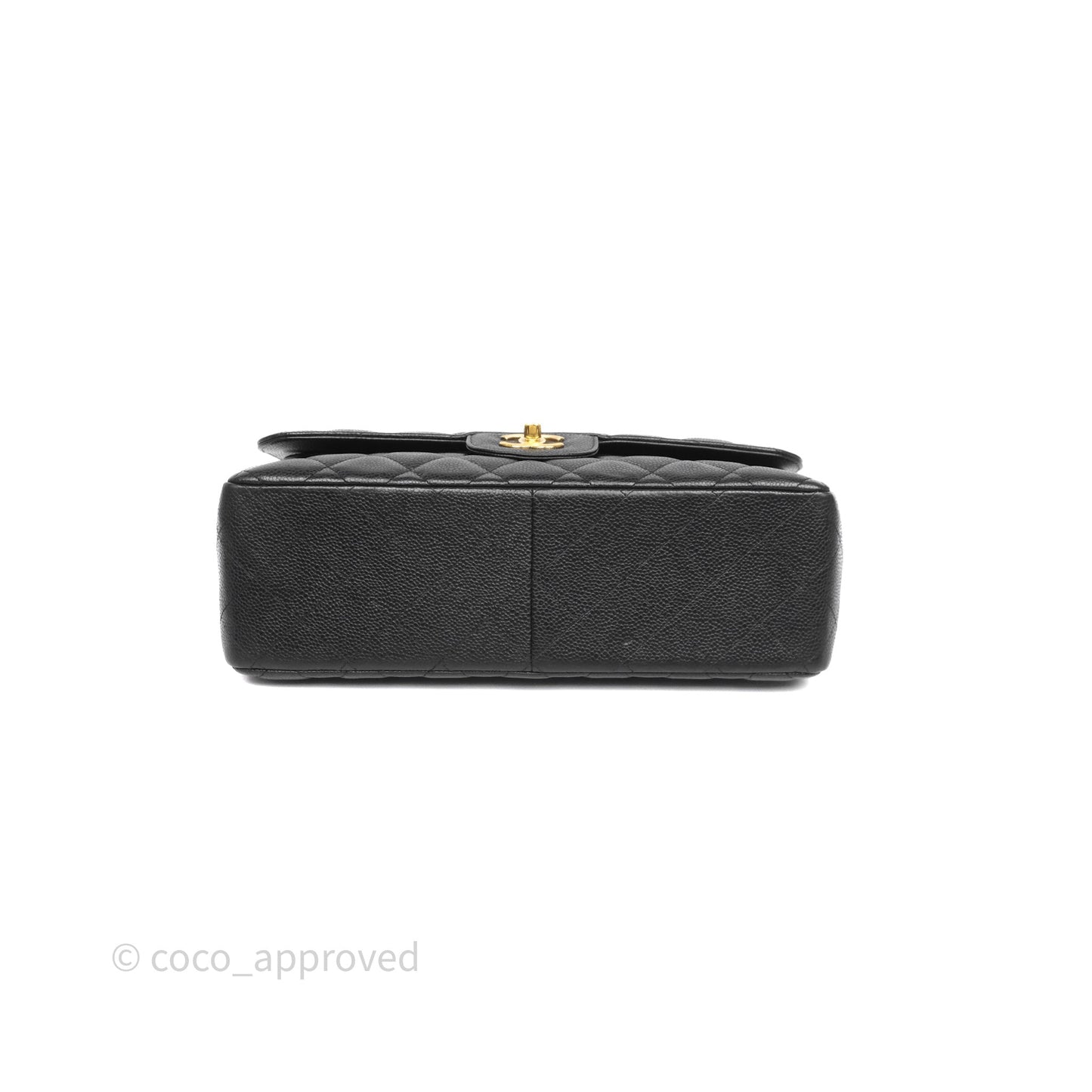 Chanel Jumbo Double Flap Black Caviar Gold Hardware⁣⁣