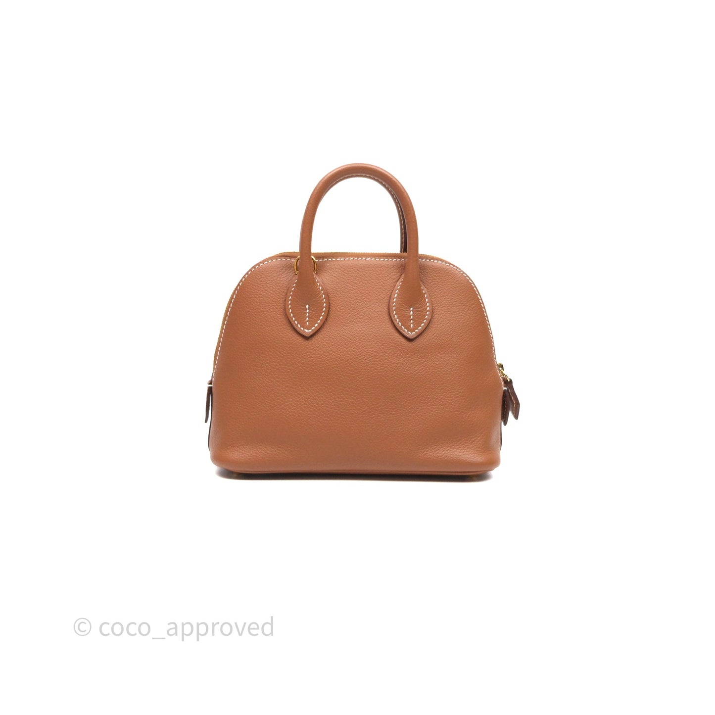 Hermès Bolide Mini 1923 Gold 37 Evercolor Gold Hardware