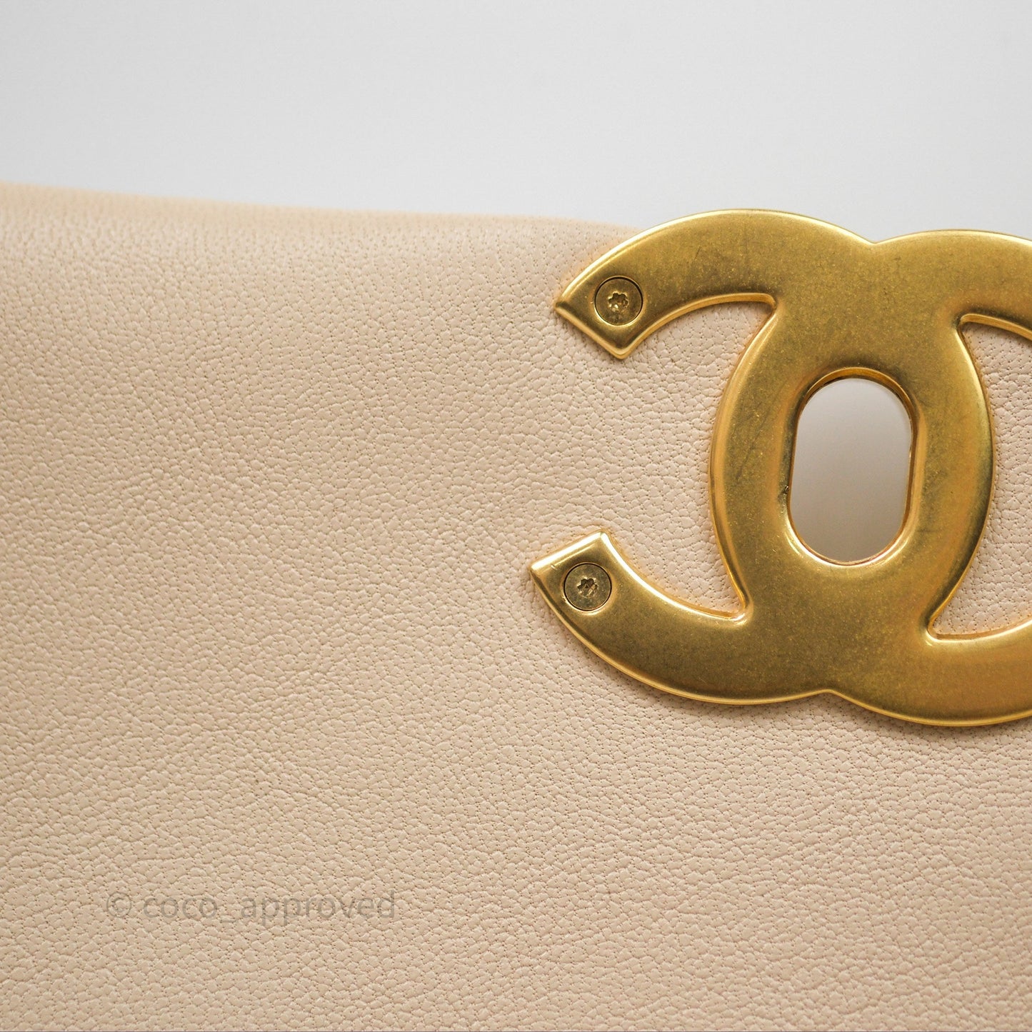 Chanel 19 Small Beige Mixed Hardware