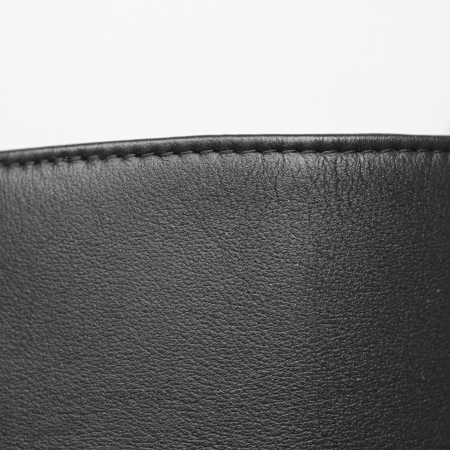 Chanel Stitched Large Shopping Bag Black Calfskin Aged Gold Hardware