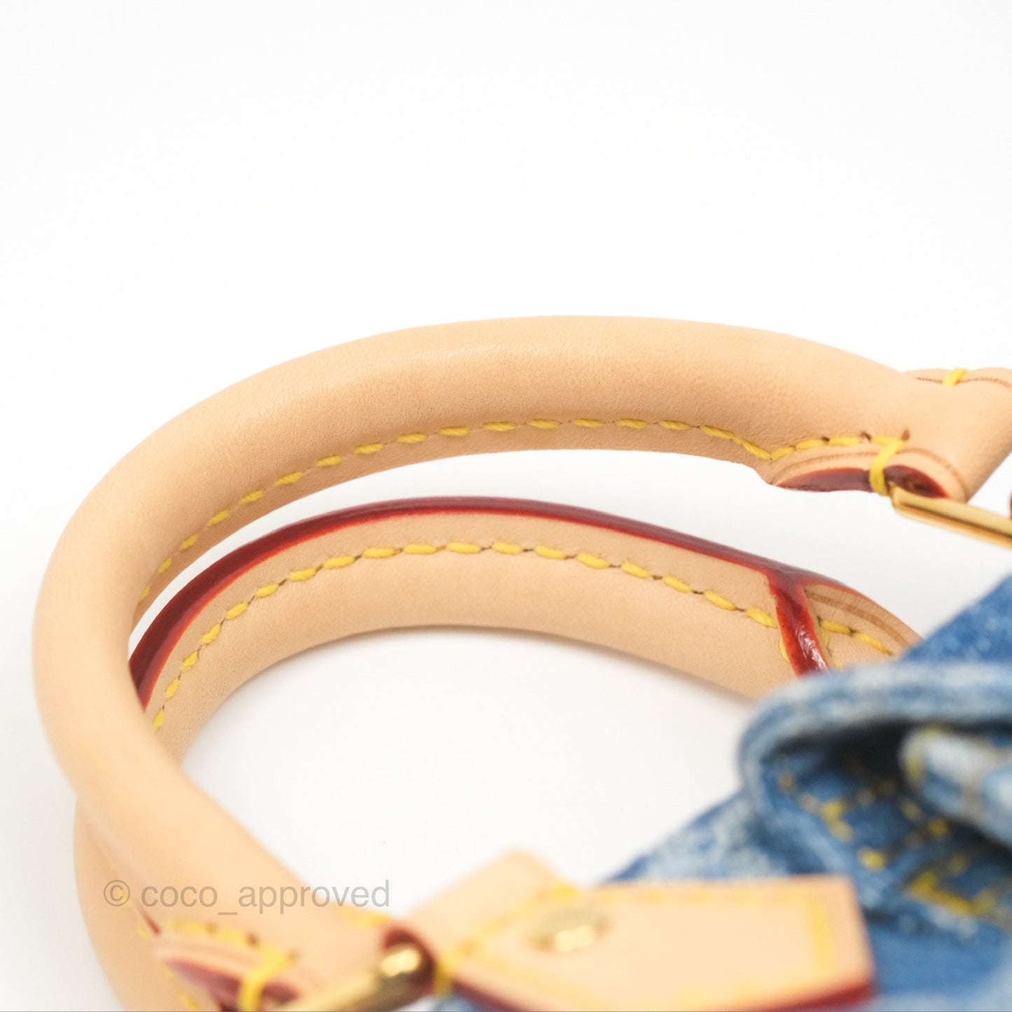 Louis Vuitton Nano Speedy Washed Denim Monogram