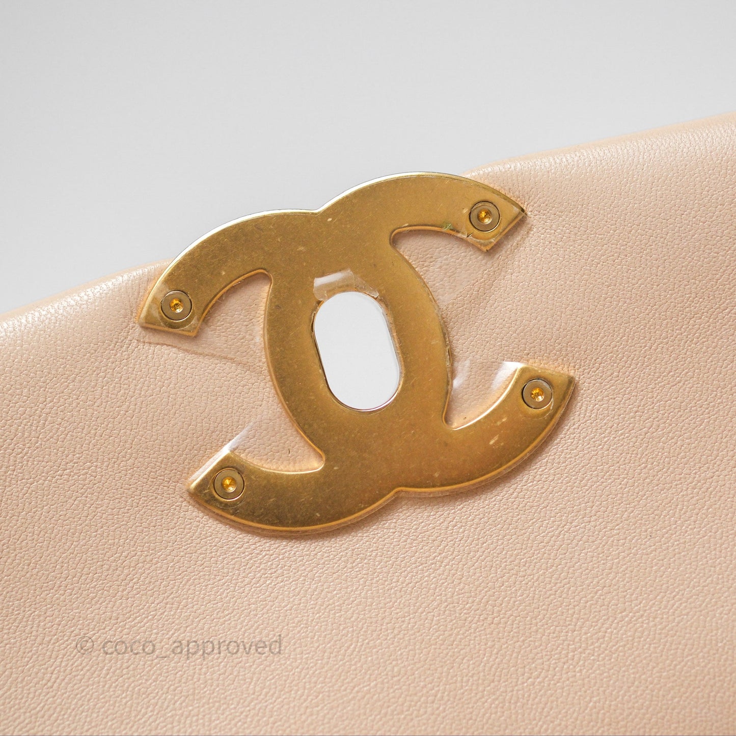 Chanel 19 Small Beige Mixed Hardware