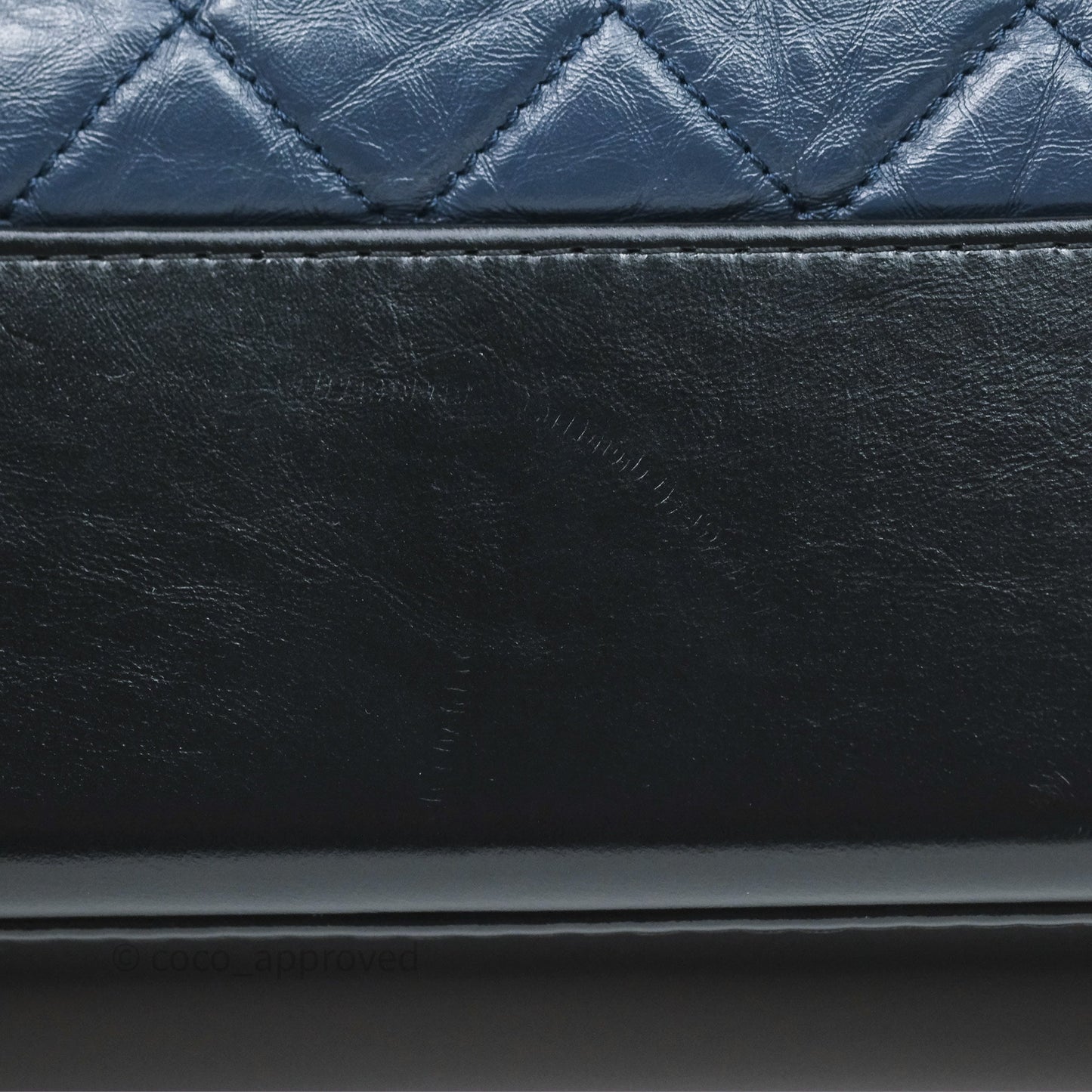 Chanel New Medium Gabrielle Hobo Quilted Navy Black Aged Calfskin