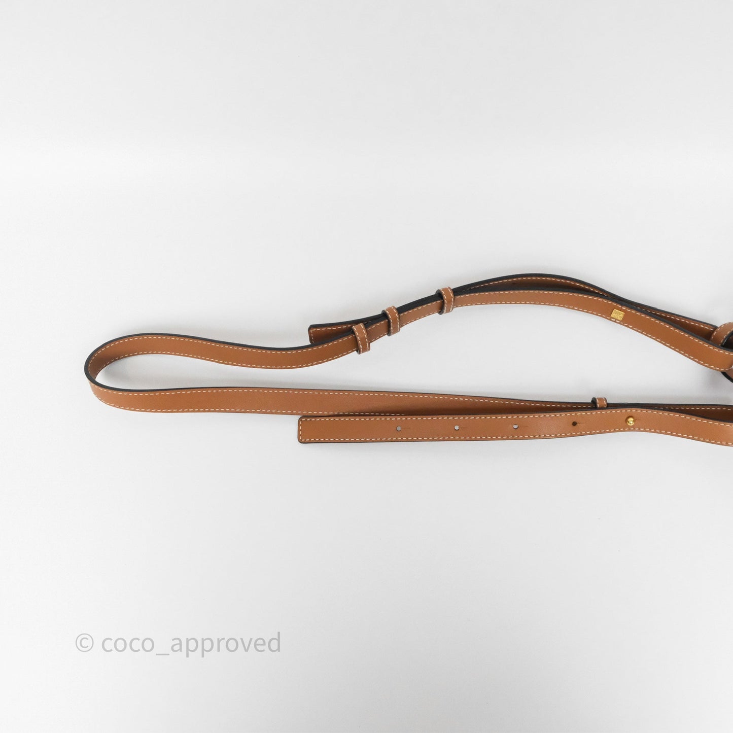 Loewe Mini Hammock Drawstring Tan Calfskin