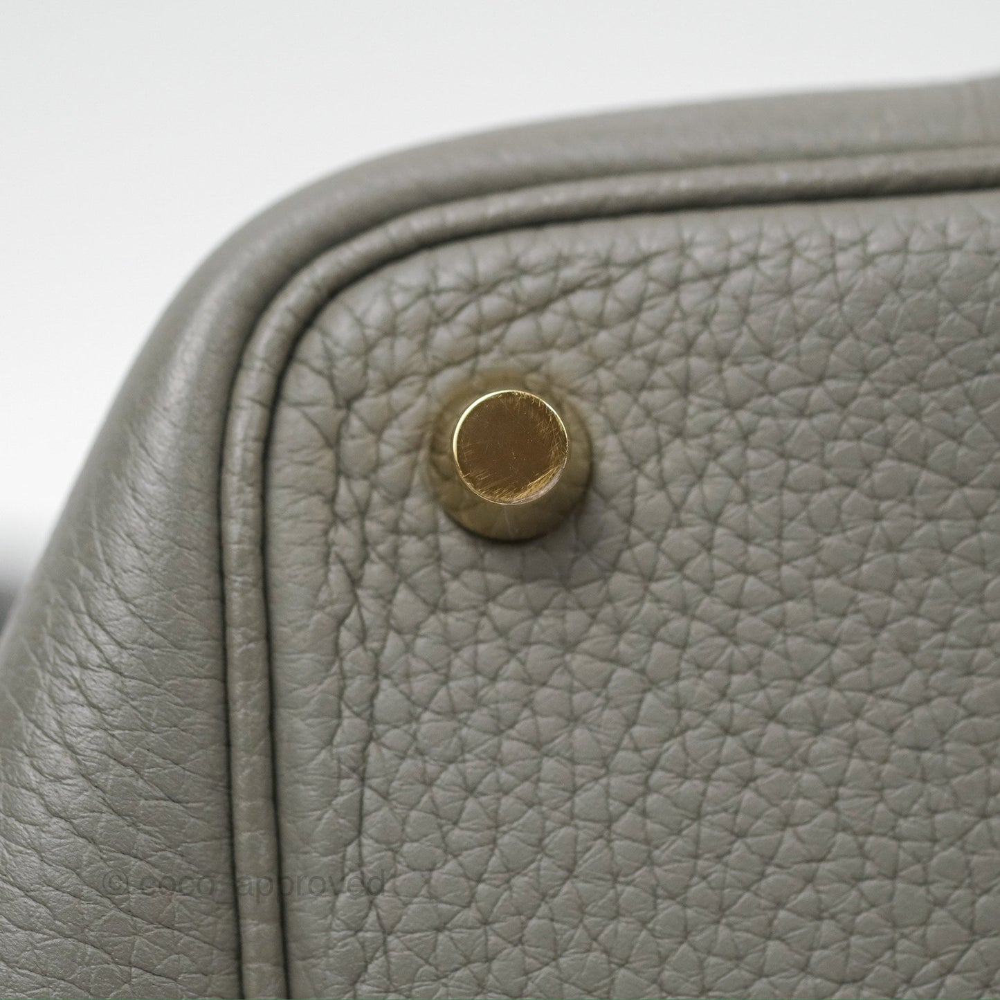 Hermès Picotin Lock 18 Gris Meyer 0L Taurillon Clemence Gold Hardware