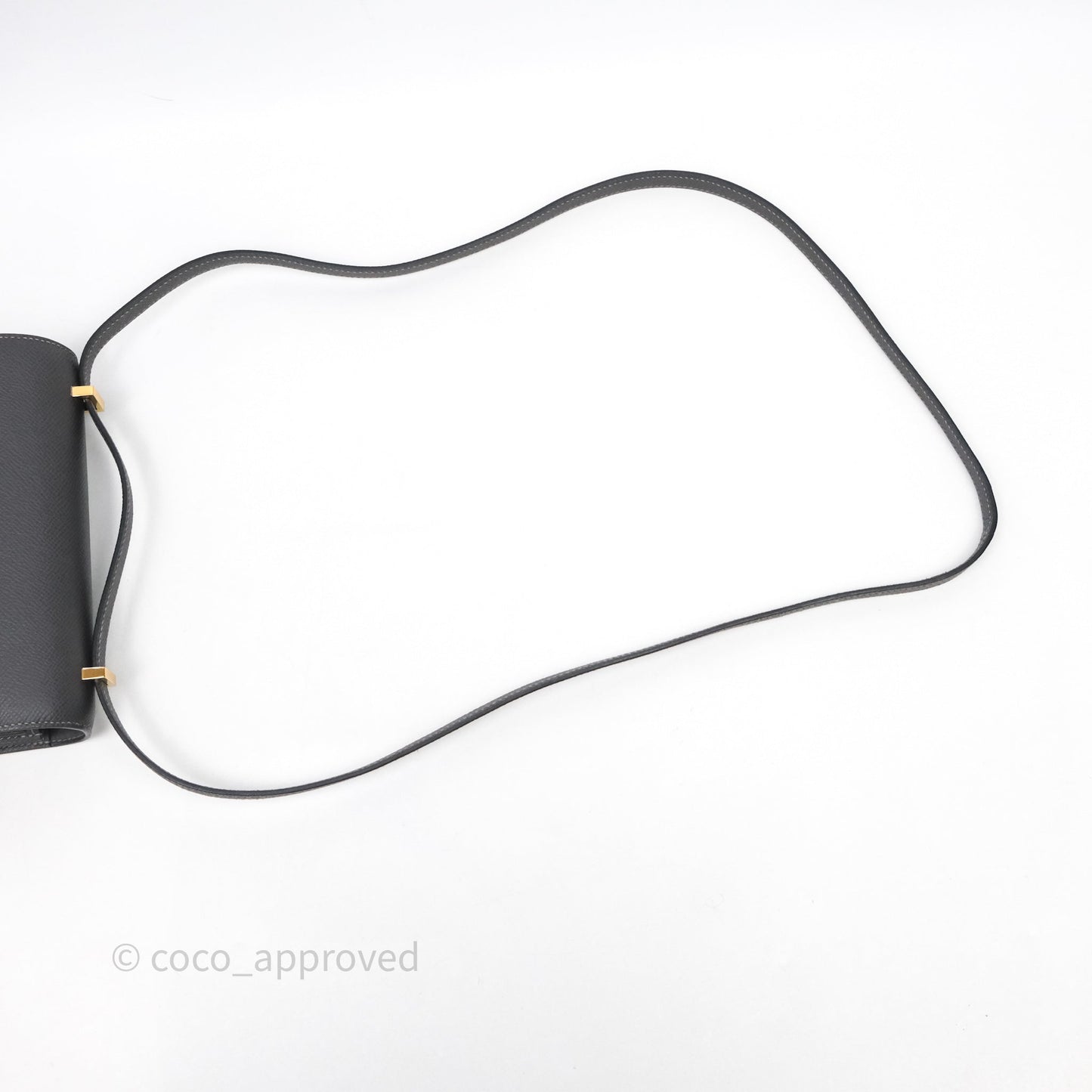 Hermès Constance Mini 18cm Graphite 88 Epsom Gold Hardware