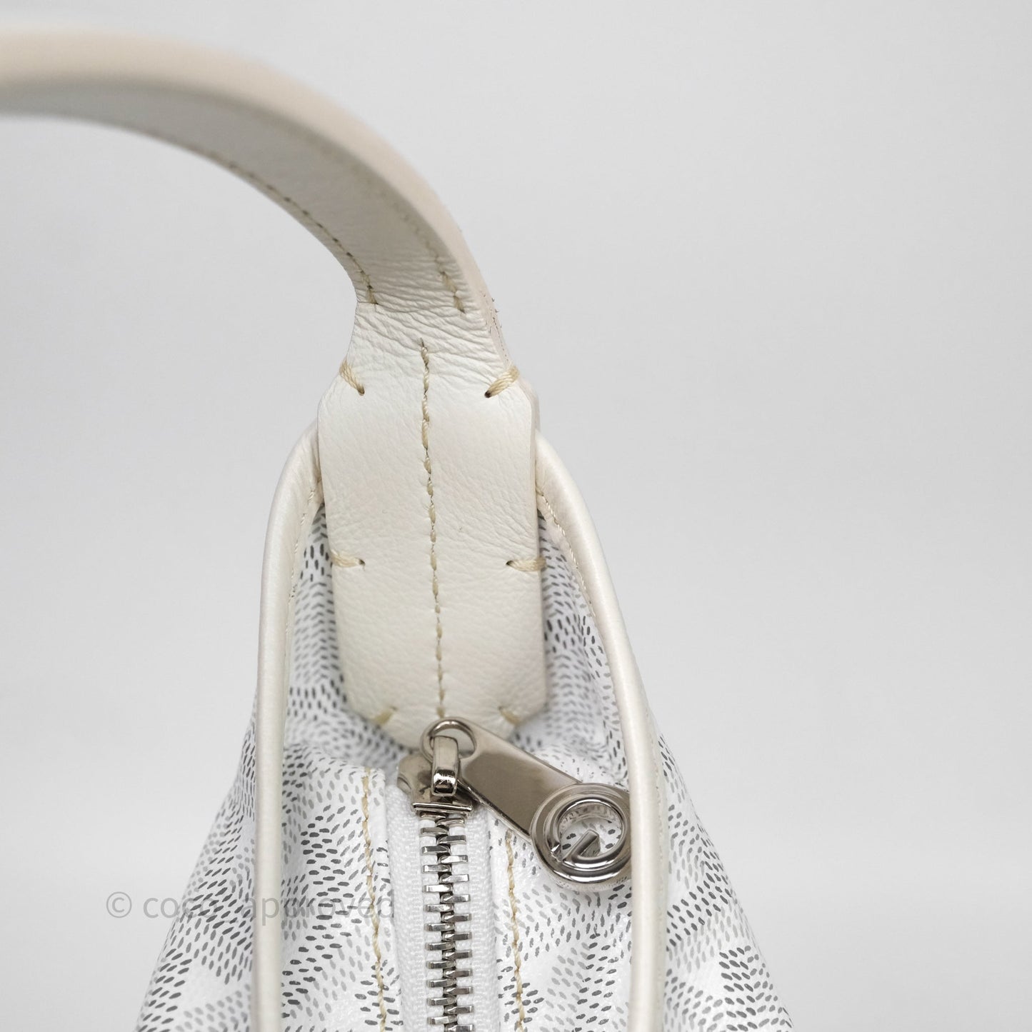 Goyard Bohème Hobo Bag PM White Goyardine Canvas