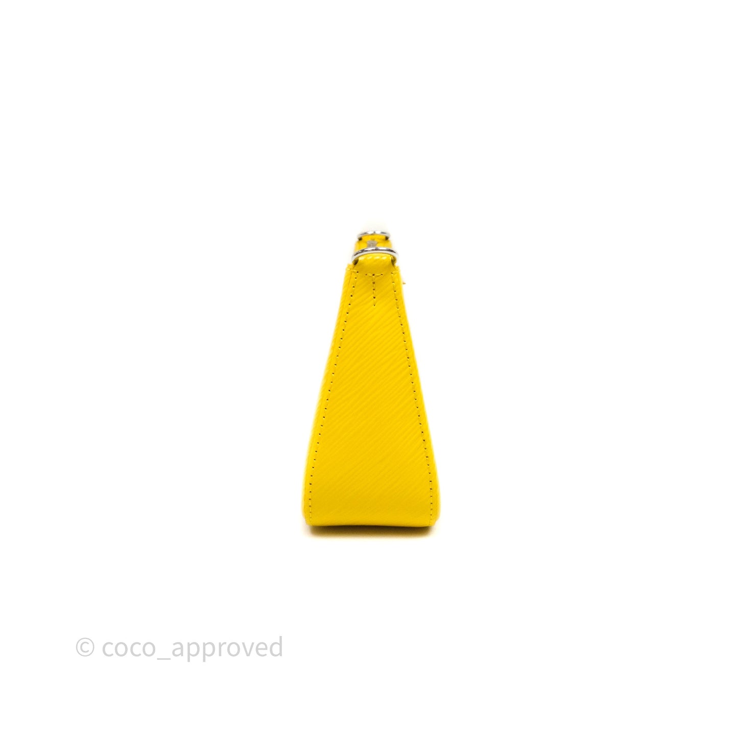 Louis Vuitton x Yayoi Kusama Epi Marellini Bag Infinity Dots Yellow Silver Hardware