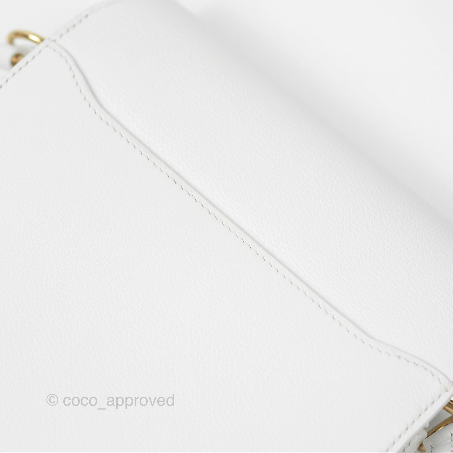 Hermès Roulis Mini 18 New White Evercolor Permabrass Hardware