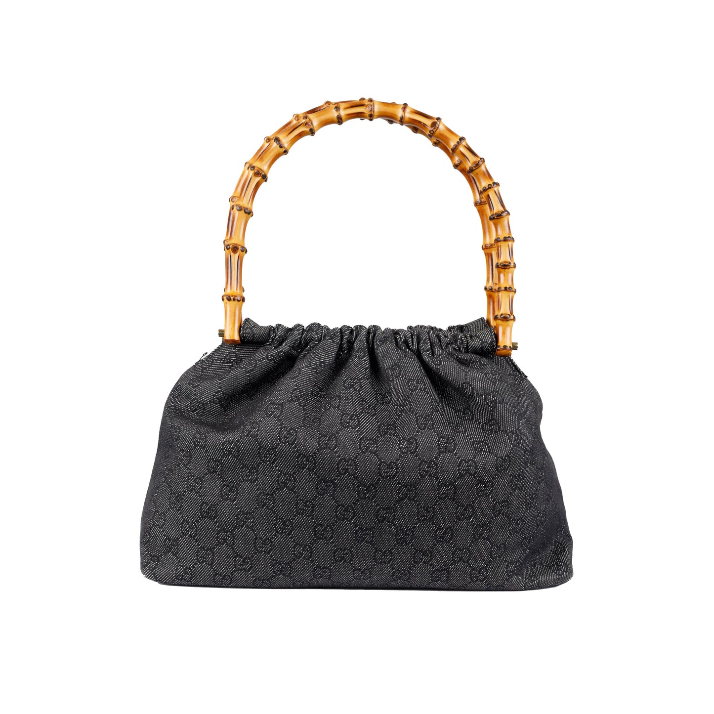 Luxury Gucci Trending 2025 Denim GG Canvas Bamboo Handbag - '10s