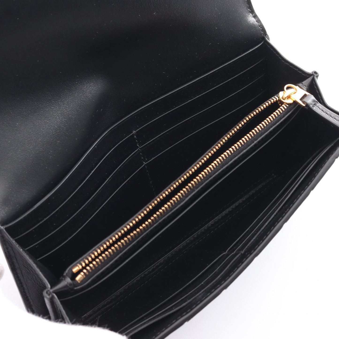 Luxury Bottega Veneta  Leather Long Wallet (Bi-Fold)