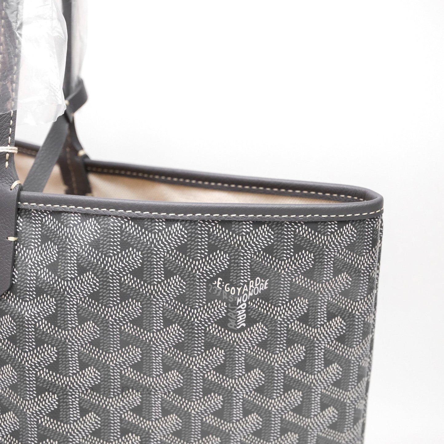 Goyard St Louis Tote PM Grey