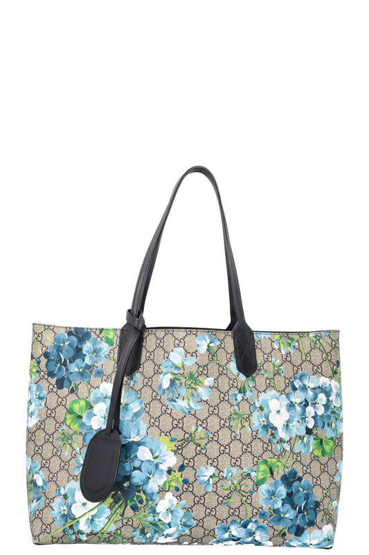 Luxury Gucci Trending 2025 Reversible Tote Blooms GG Supreme