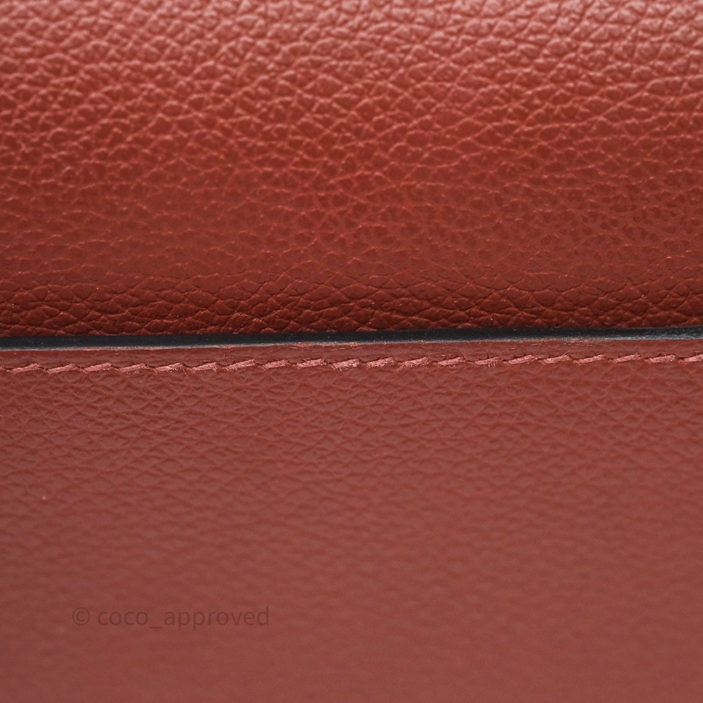 Hermès Mini Roulis Rouge H 55 Evercolor Gold Hardware