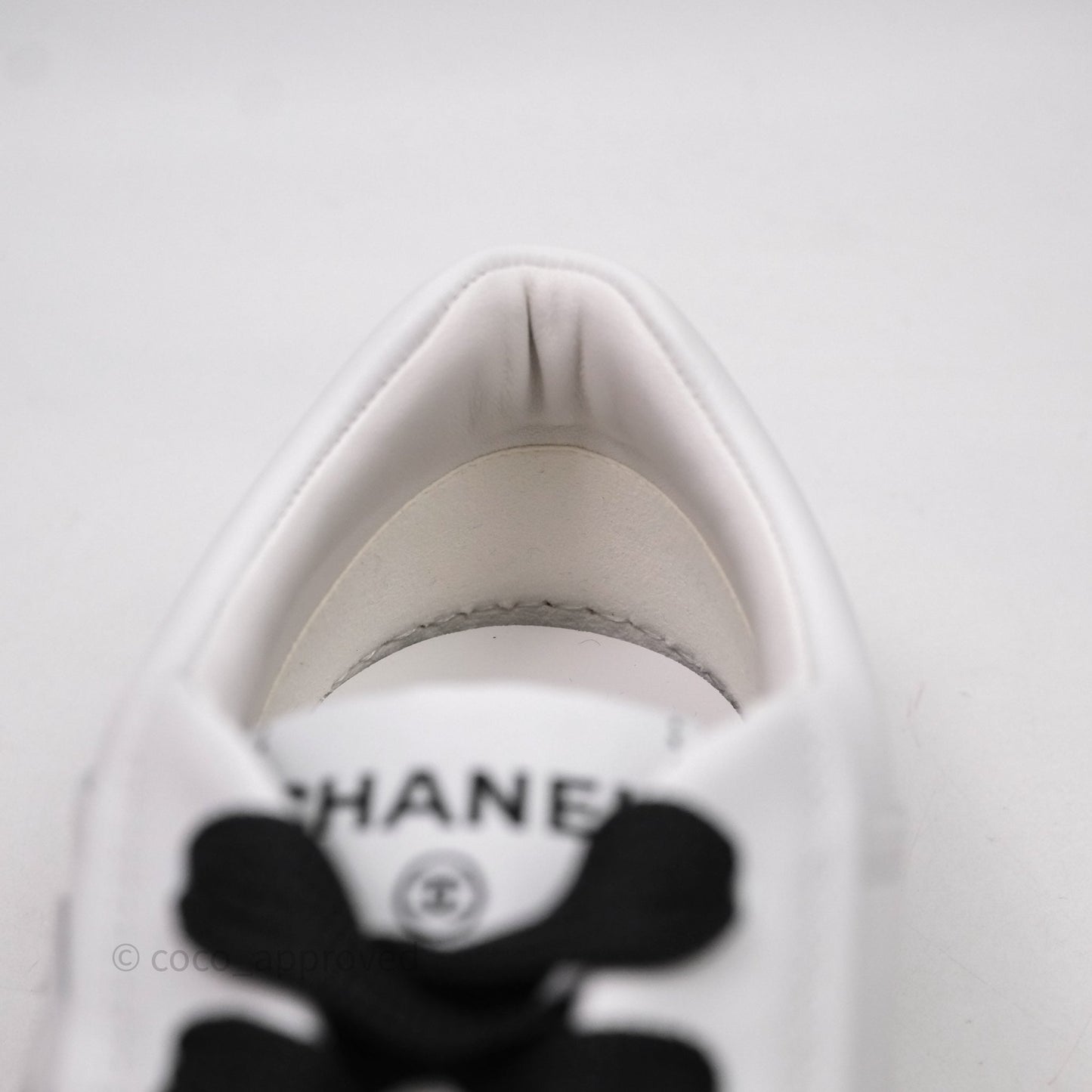 Chanel Logo Sneakers White Size 39