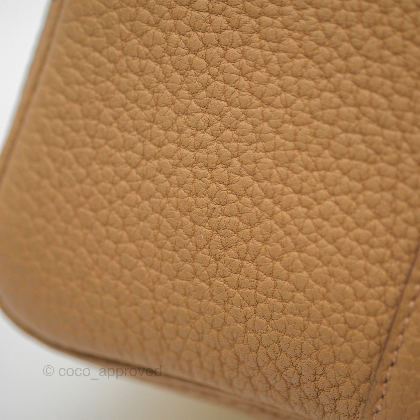 Hermès Garden Party 30 Canvas Ecru-Jaune Citron 9N/ Biscuit 48