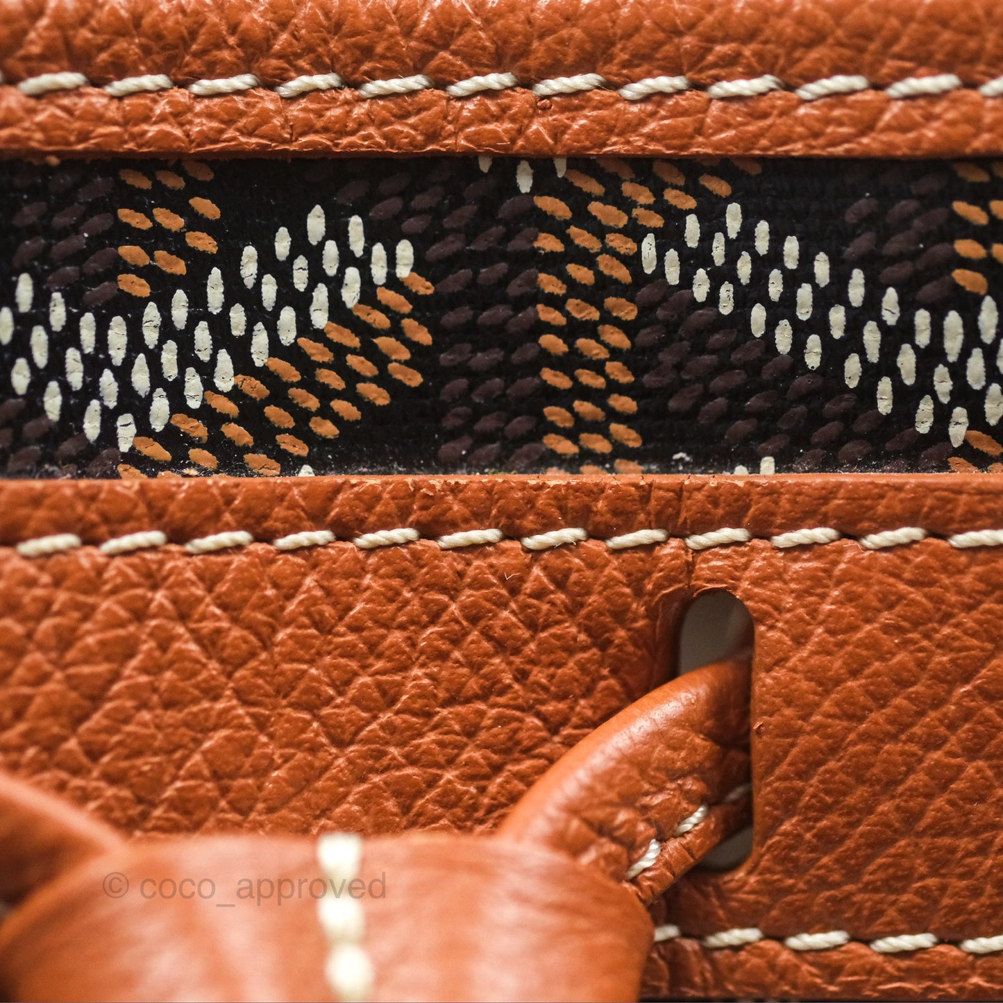 Goyard Petit Flot Bucket Bag Black & Tan Goyardine