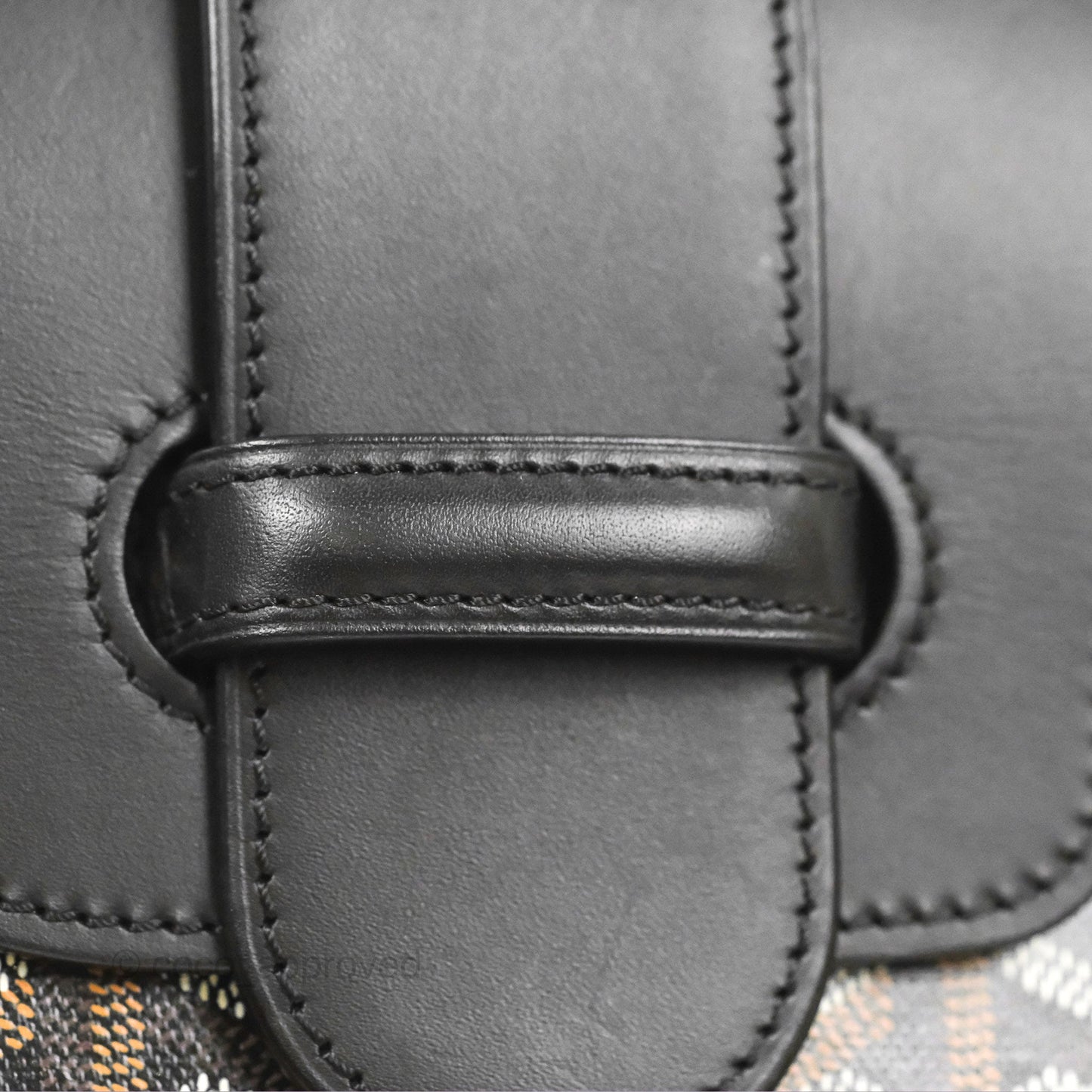 Goyard Saïgon Structuré PM Bag Black Goyardine Canvas