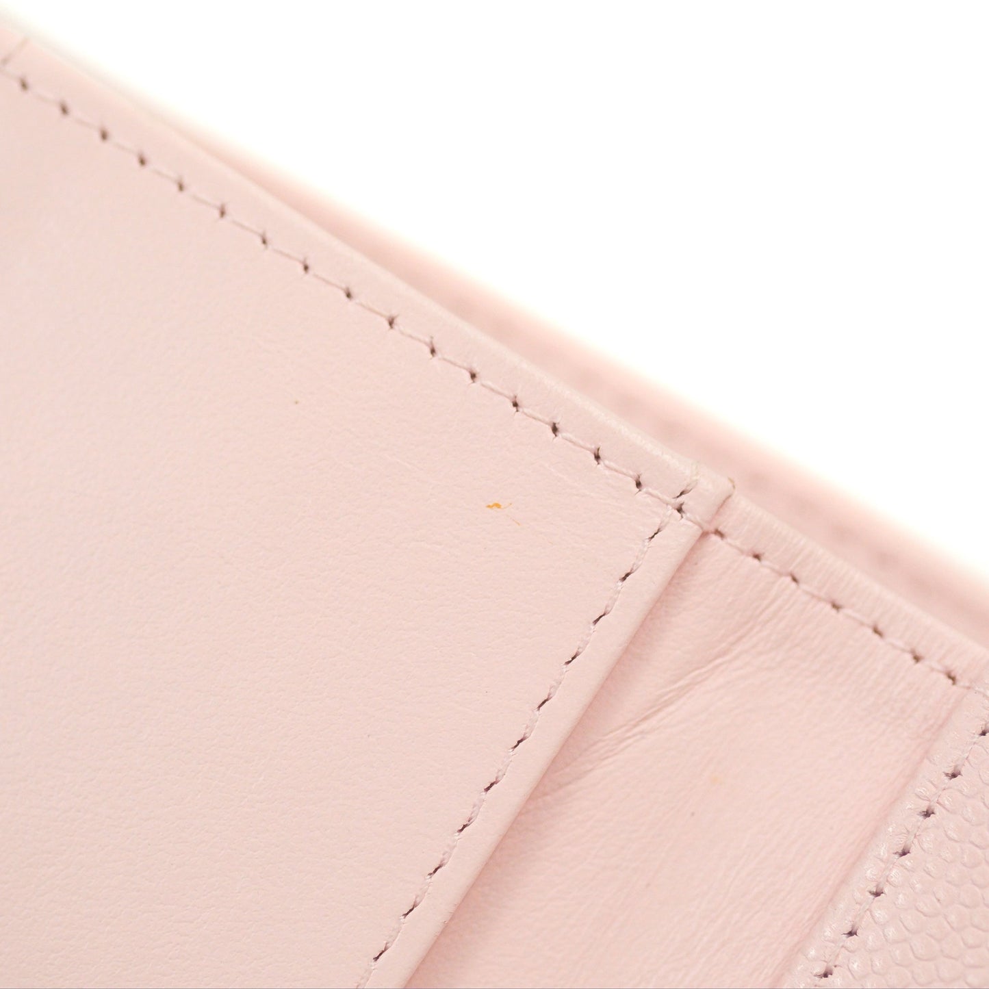 Chanel Quilted Small Classic Flap Trifold Wallet Pink Caviar Gold Hardware