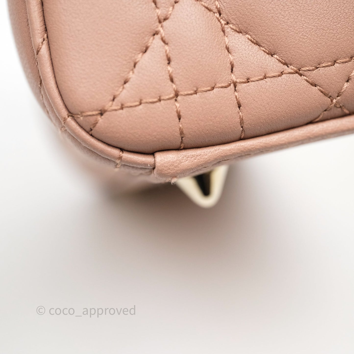 Christian Dior Small Lady Dior My ABCDior Bag Blush Cannage Lambskin