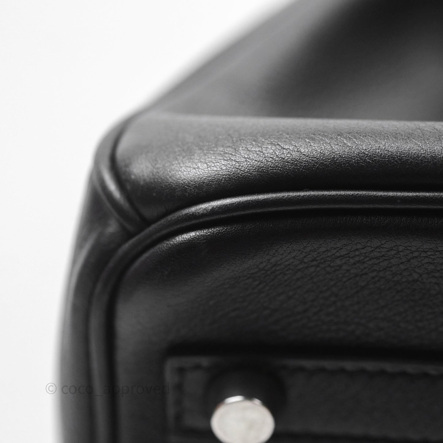Hermès Birkin 30 Noir 89 Evergrain Palladium Hardware