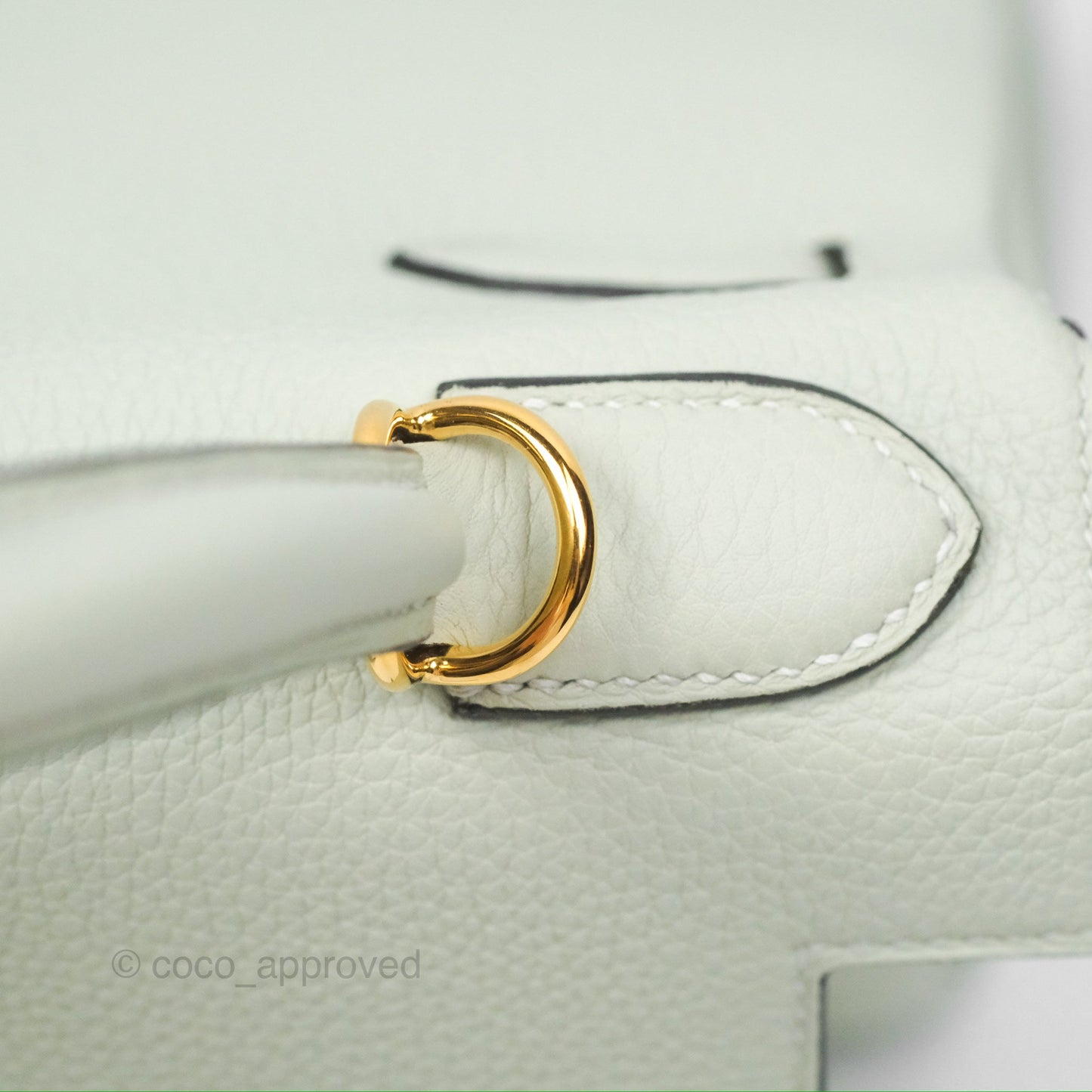 Hermès Kelly II 28 Retourne Togo Gris Neve Gold Hardware