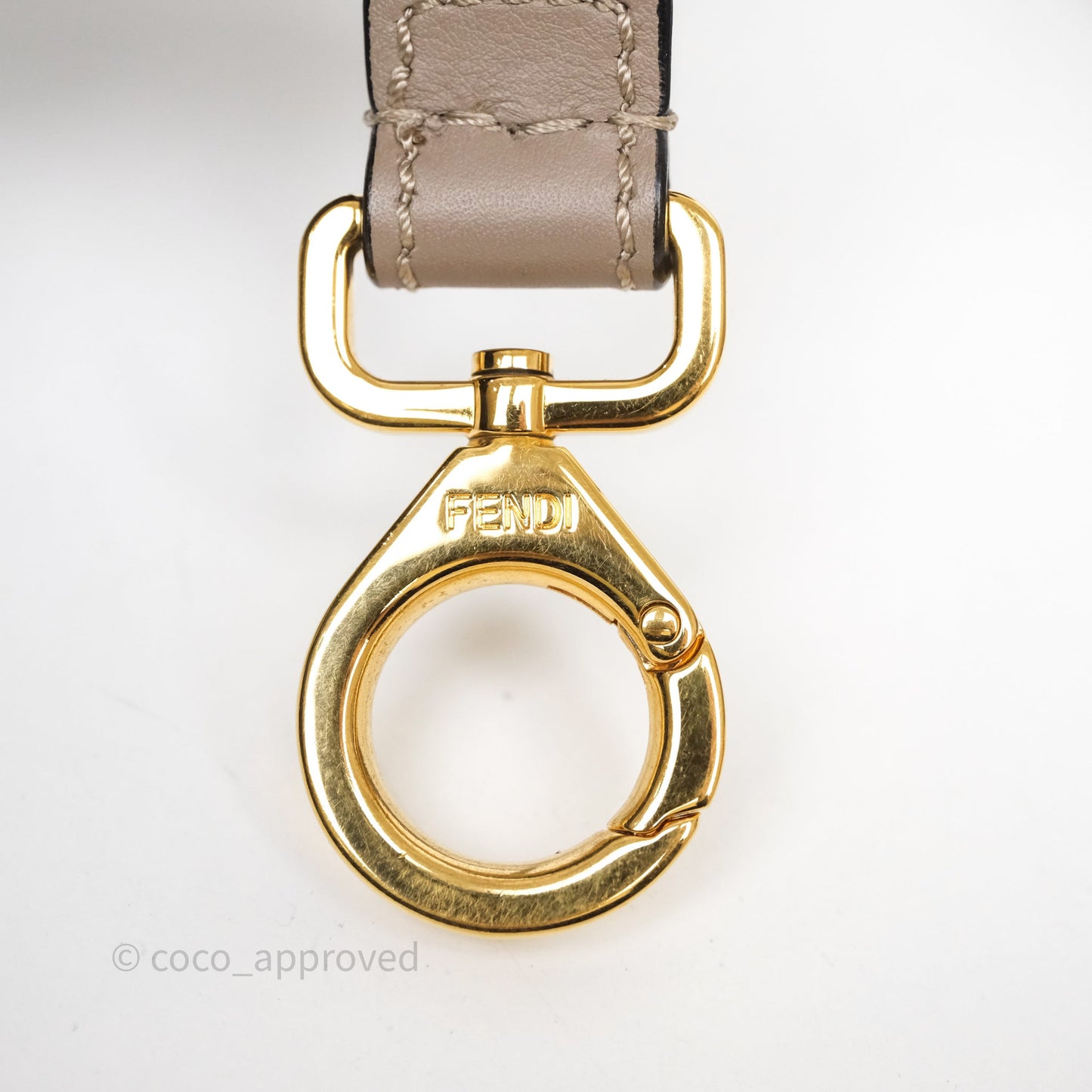 Fendi Peekaboo Iconic Essentially Bag Calfskin Beige