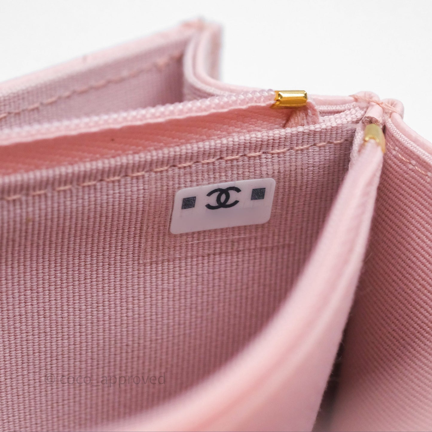 Chanel Clutch with Chain Caviar Pink Gold Hardware