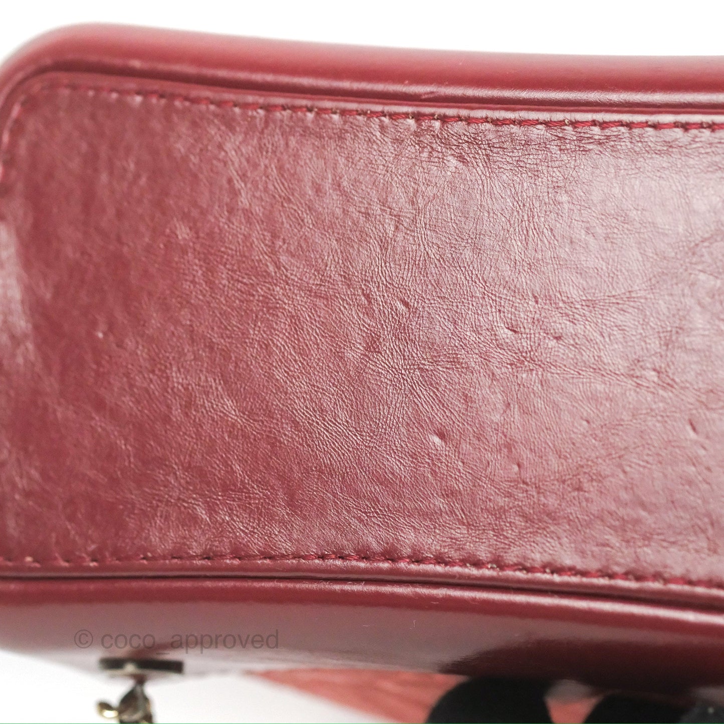 Chanel Medium Gabrielle Backpack Quilted Red Aged Calfskin
