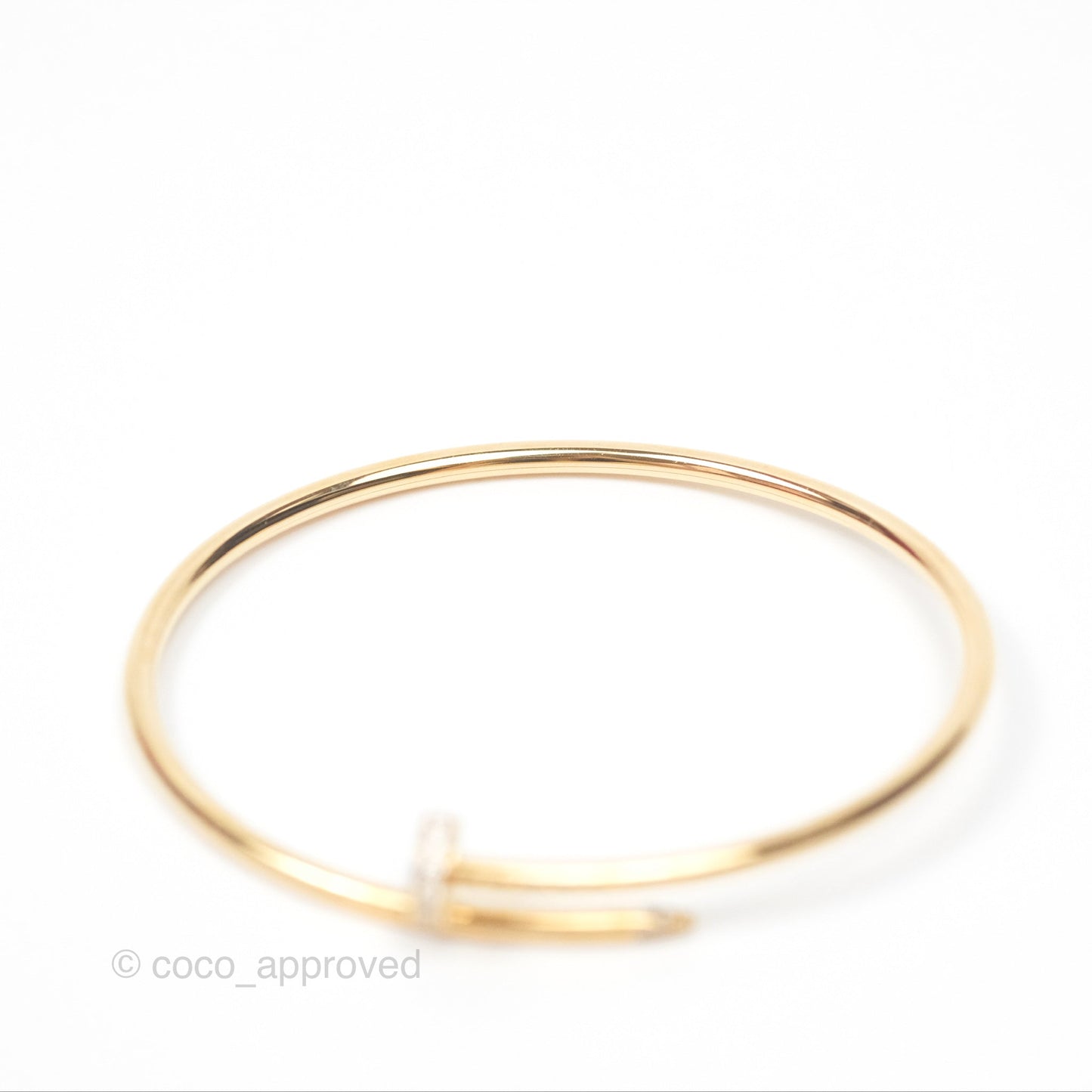 Cartier Small Juste Un Clou Bracelet 18K Yellow Gold Diamond