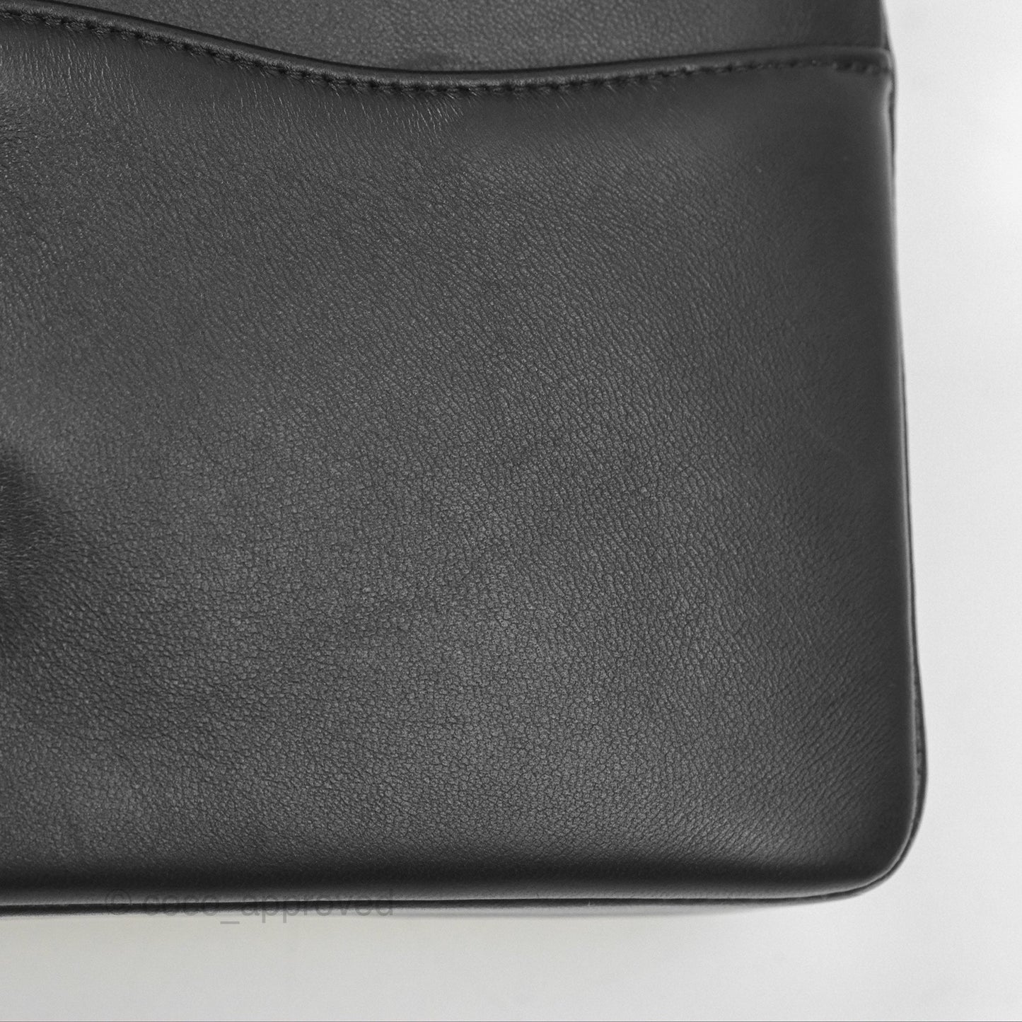 Chanel Medium Flap Black & White Lambskin Gold Hardware