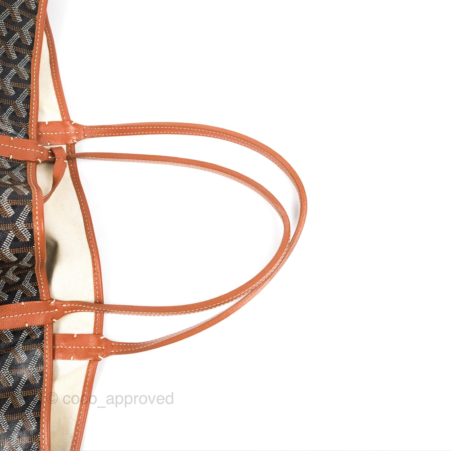 Goyard St. Louis Tote GM Tan/Black