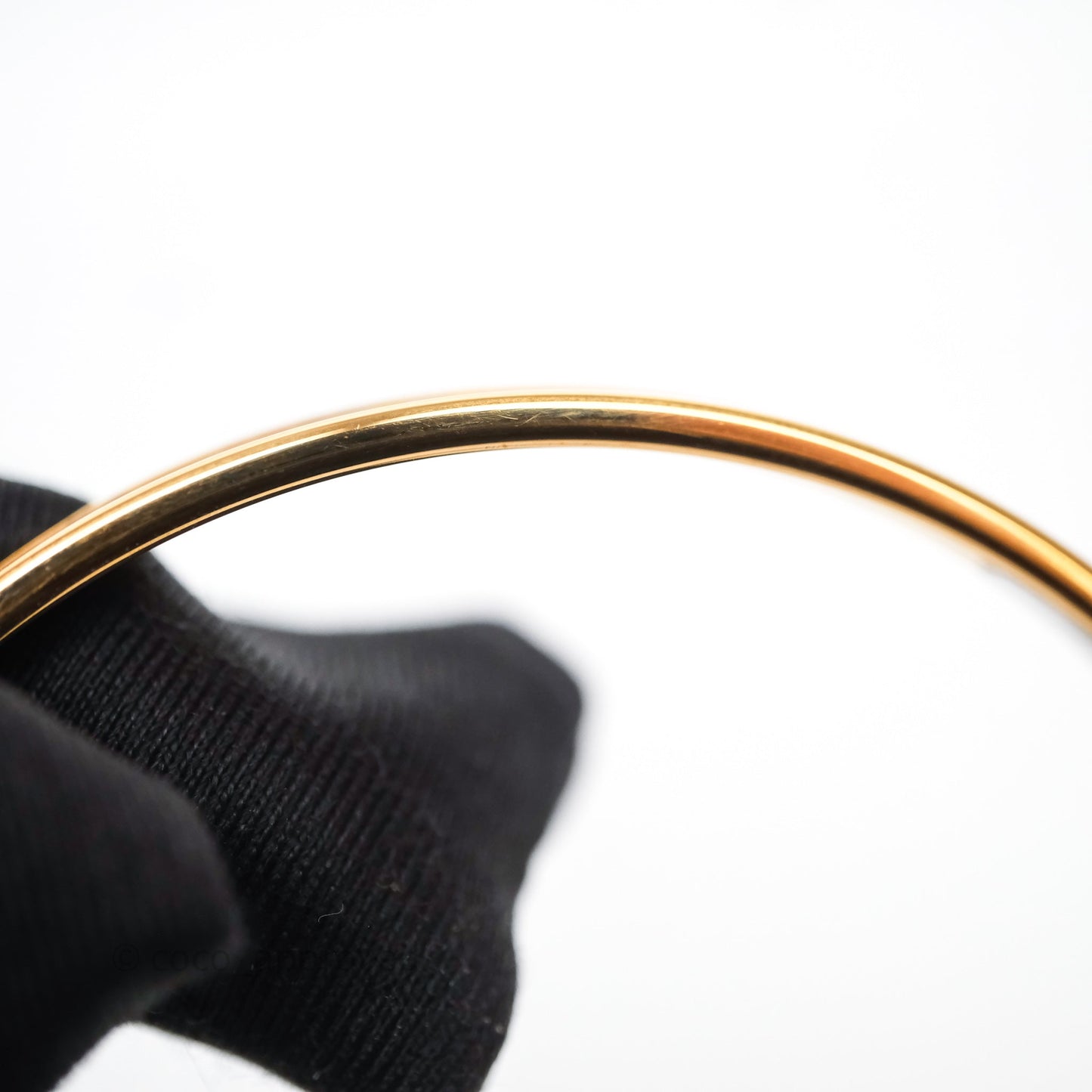 Hermès OP'H Bangle White/ Multicolor Rose Gold Hardware