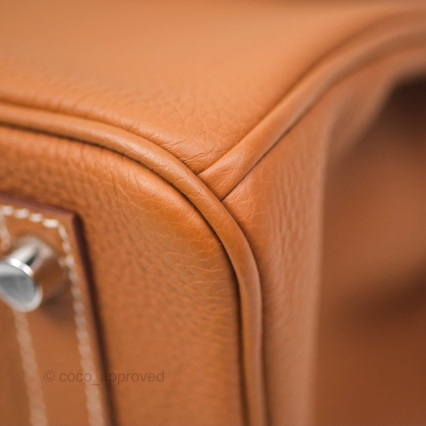 Hermès Birkin 30 Retourne Gold 37 Togo Palladium Hardware