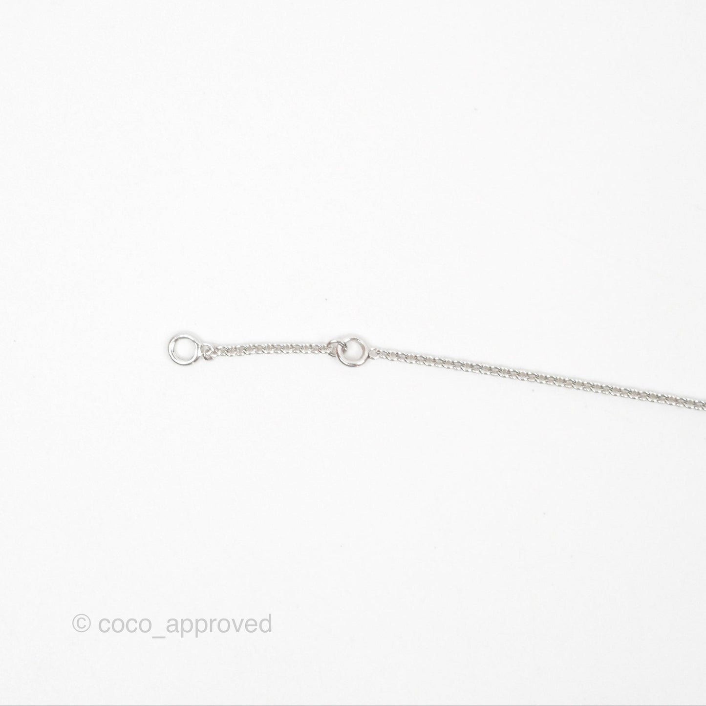 Hermès Kelly Amulettes Diamonds Pendant Necklace White Gold