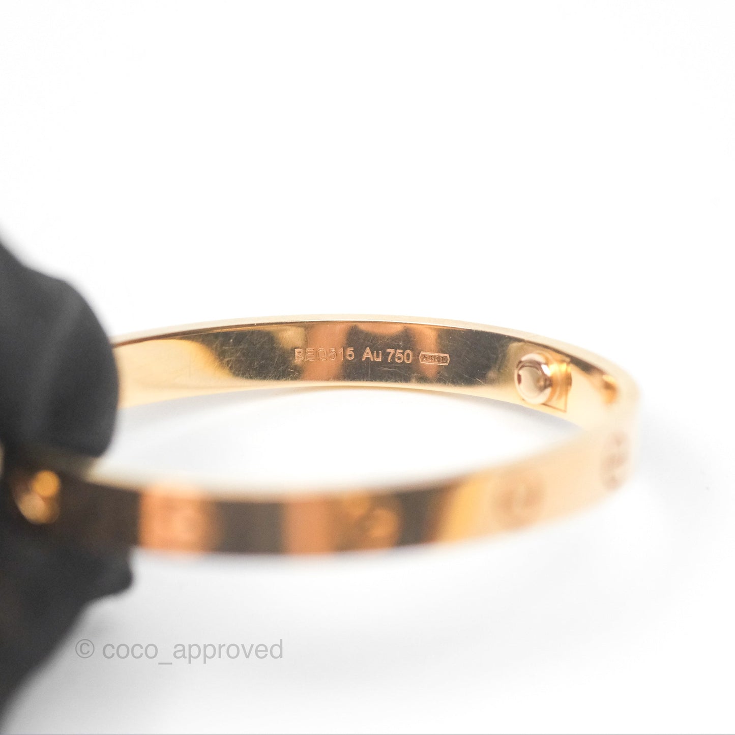 Cartier Love Bracelet Rose Gold Size 16