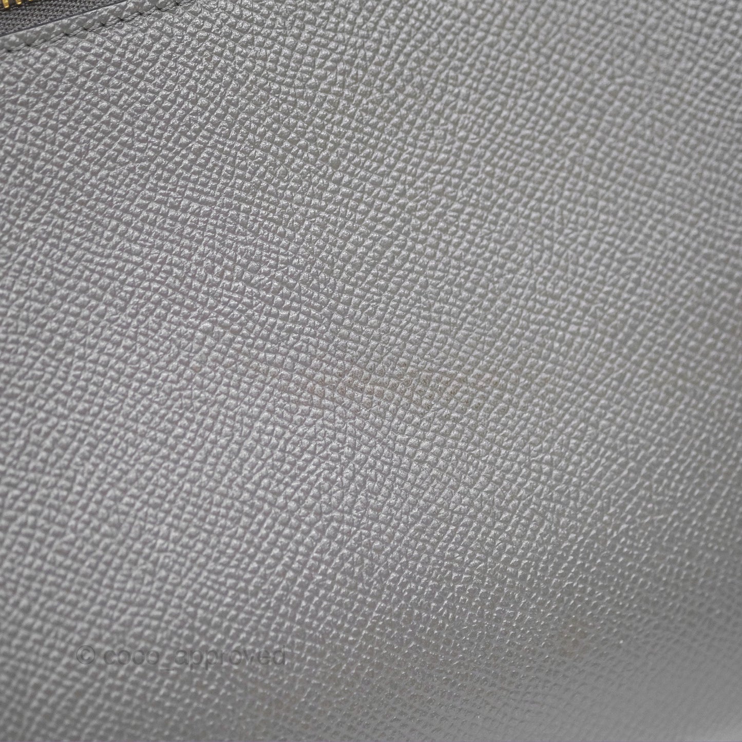Celine Micro Belt Bag Grey Grained Calfskin Gold Hardware