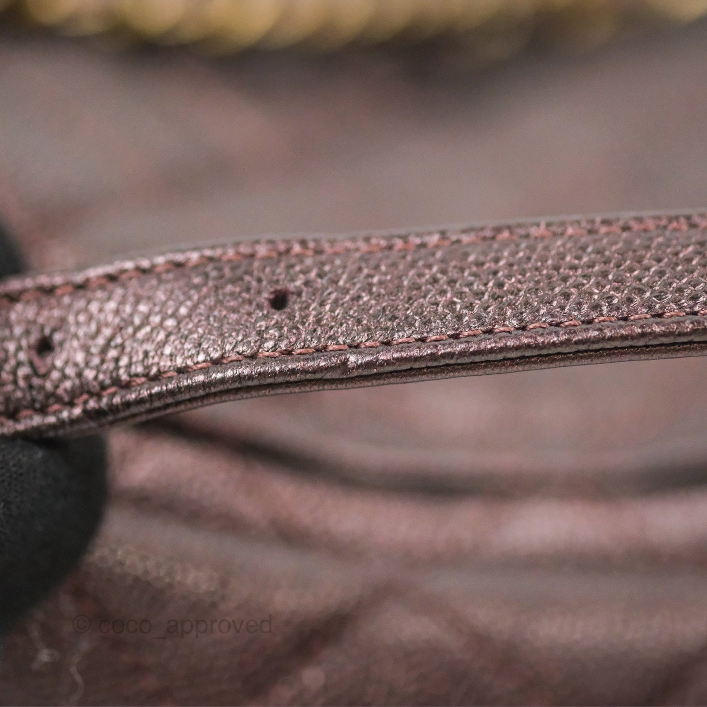 Chanel Quilted Filigree Backpack Iridescent Burgundy Caviar