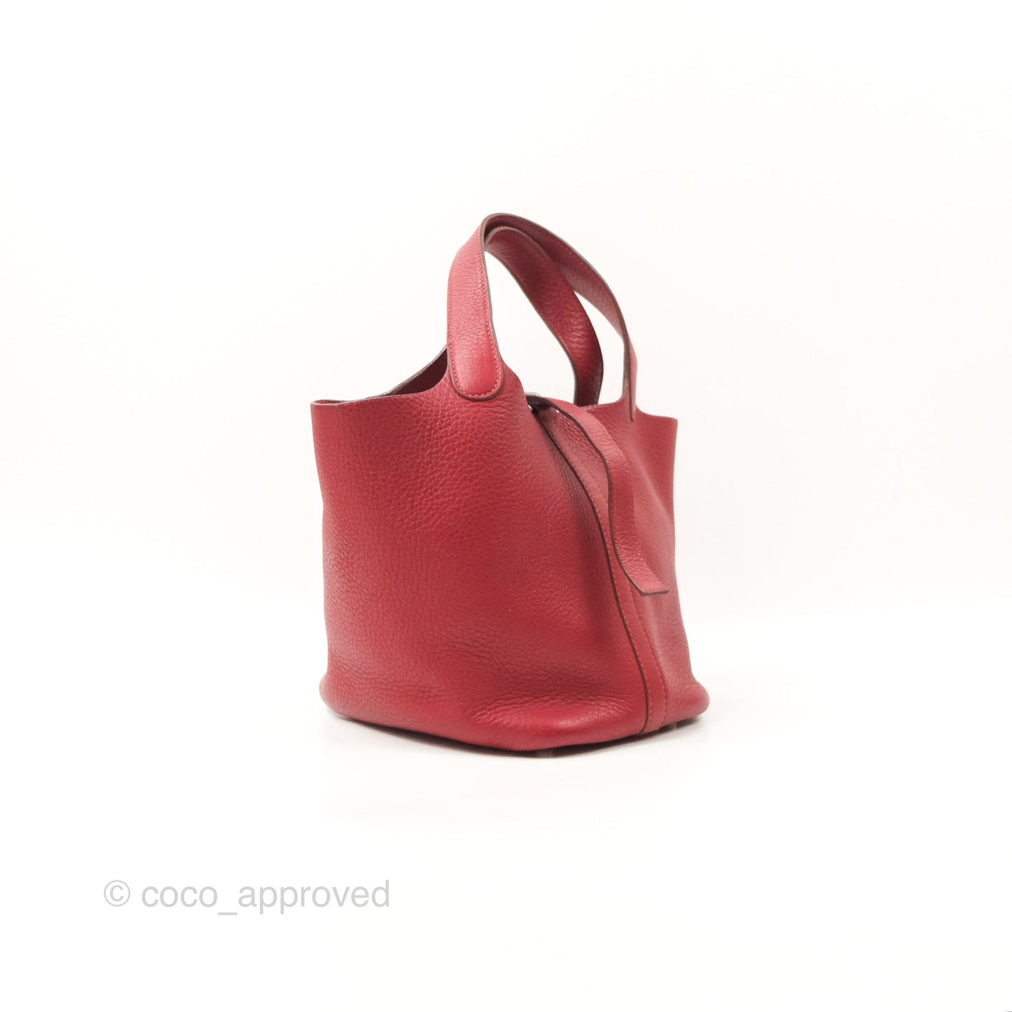 Hermès Picotin 18 Rouge Clemence Palladium Hardware