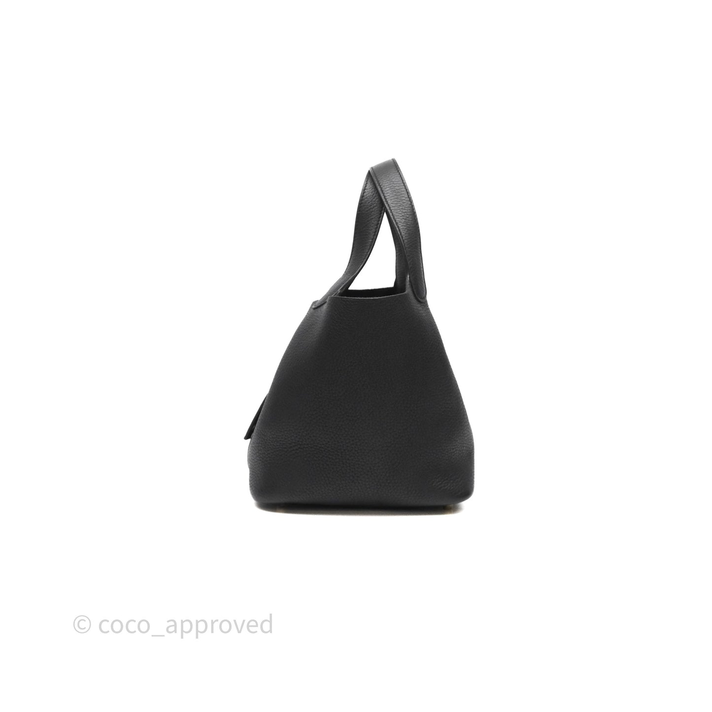 Hermès Picotin Lock 18 Noir Black 89 Clemence Gold Hardware
