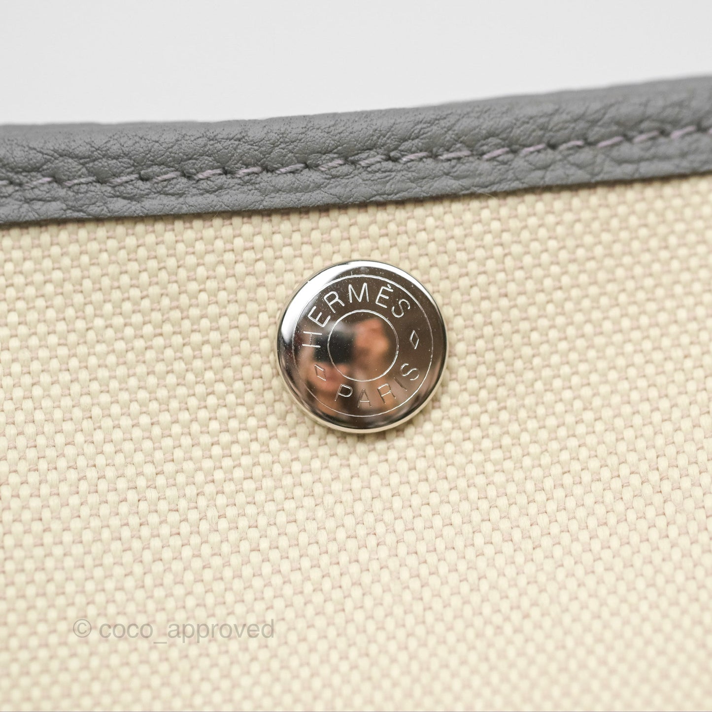 Hermès Garden Party 30 Toile Negonda Beton 8L/ Gris Meyer 0L