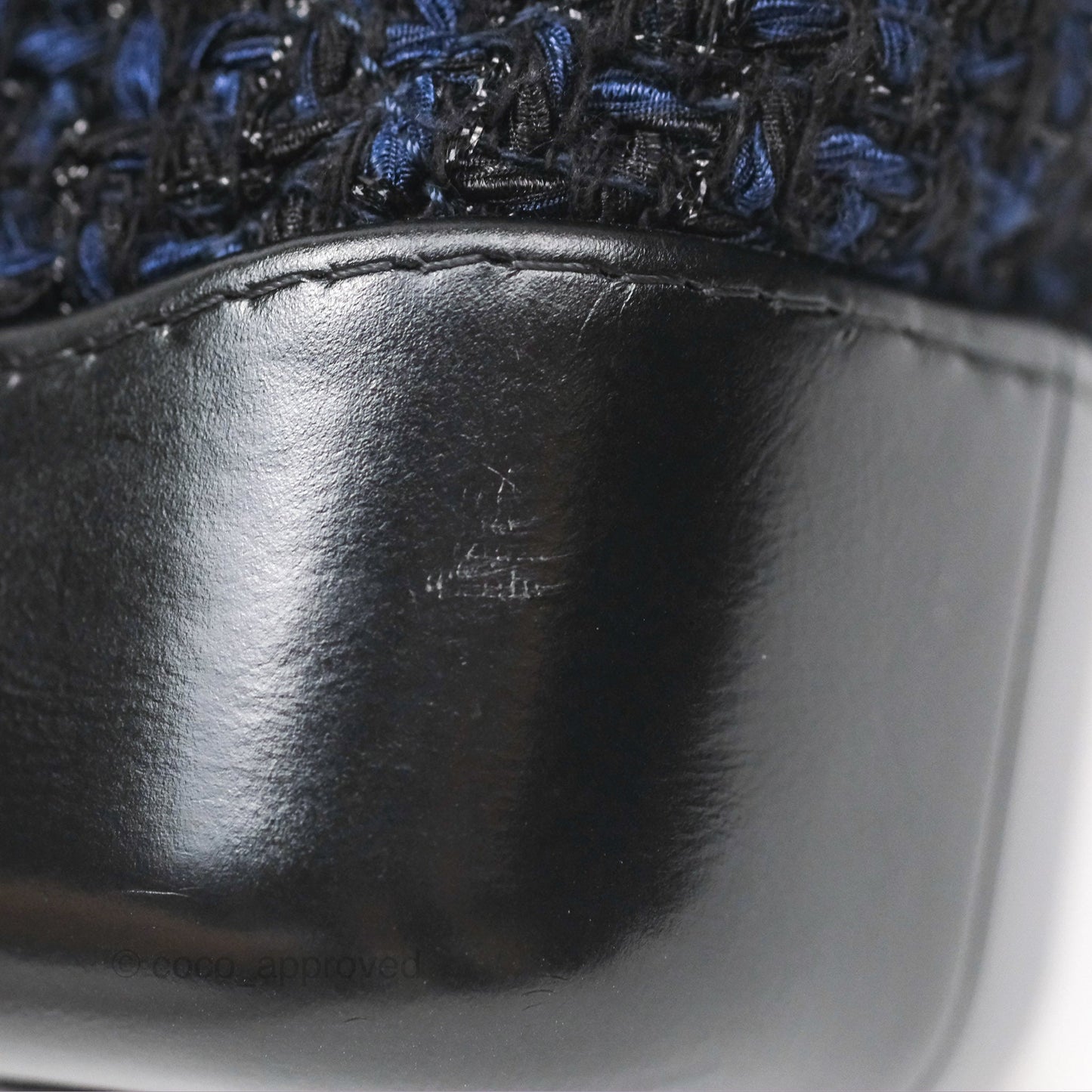 Chanel Small Gabrielle Hobo Black Navy Tweed