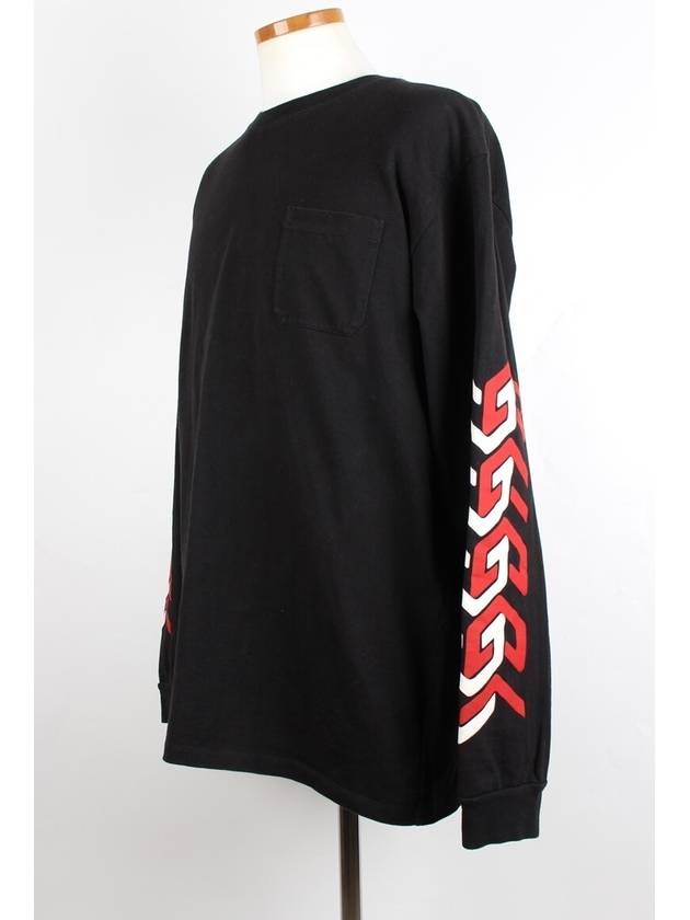 Luxury Gucci Trending 2025 Cotton Mirror Print Long Sleeve T Shirt L