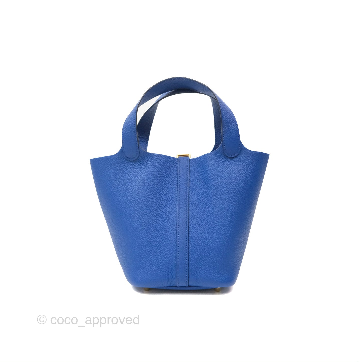 Hermès Picotin Lock 18 Bleu Royal Taurillon Maurice TM Gold Hardware