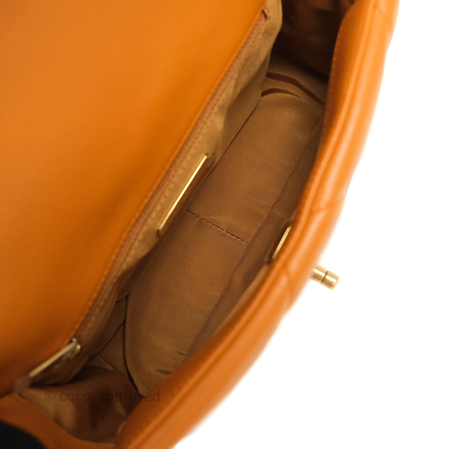 Chanel 19 Small Caramel Brown Mixed Hardware 21A