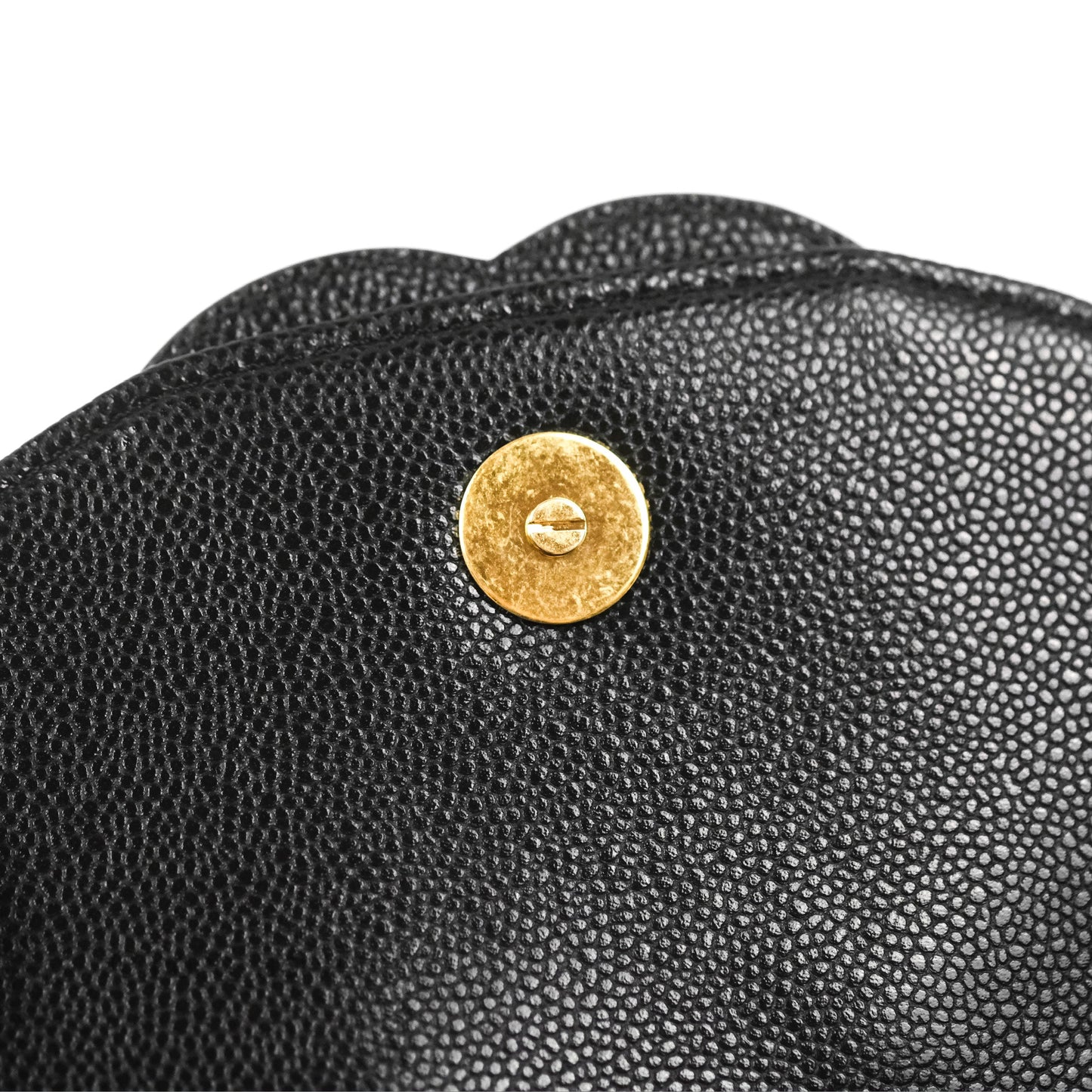 Chanel Mini Messenger Black Caviar Bag 23P