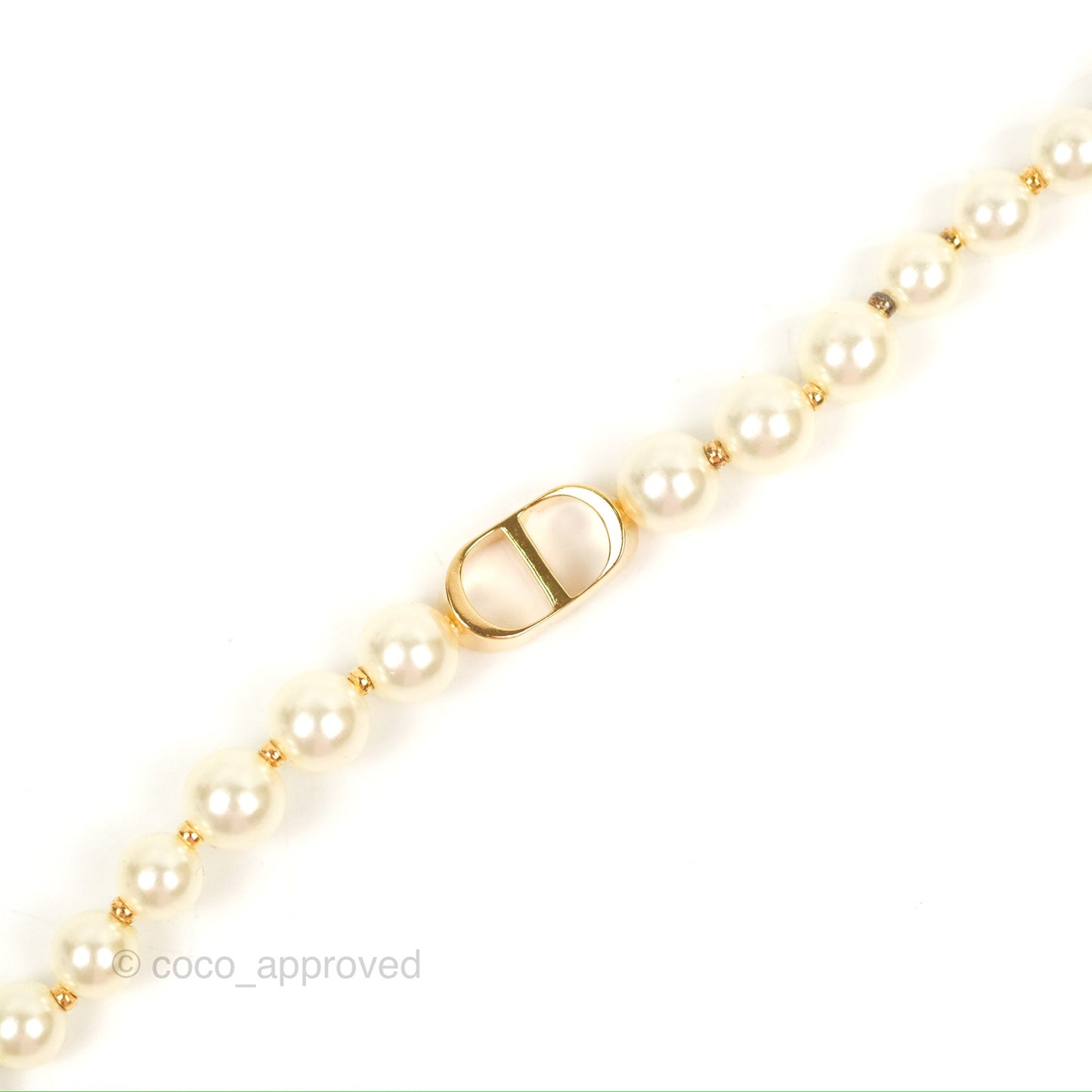 Dior 30 Montaigne Pearl Bracelet Gold Tone