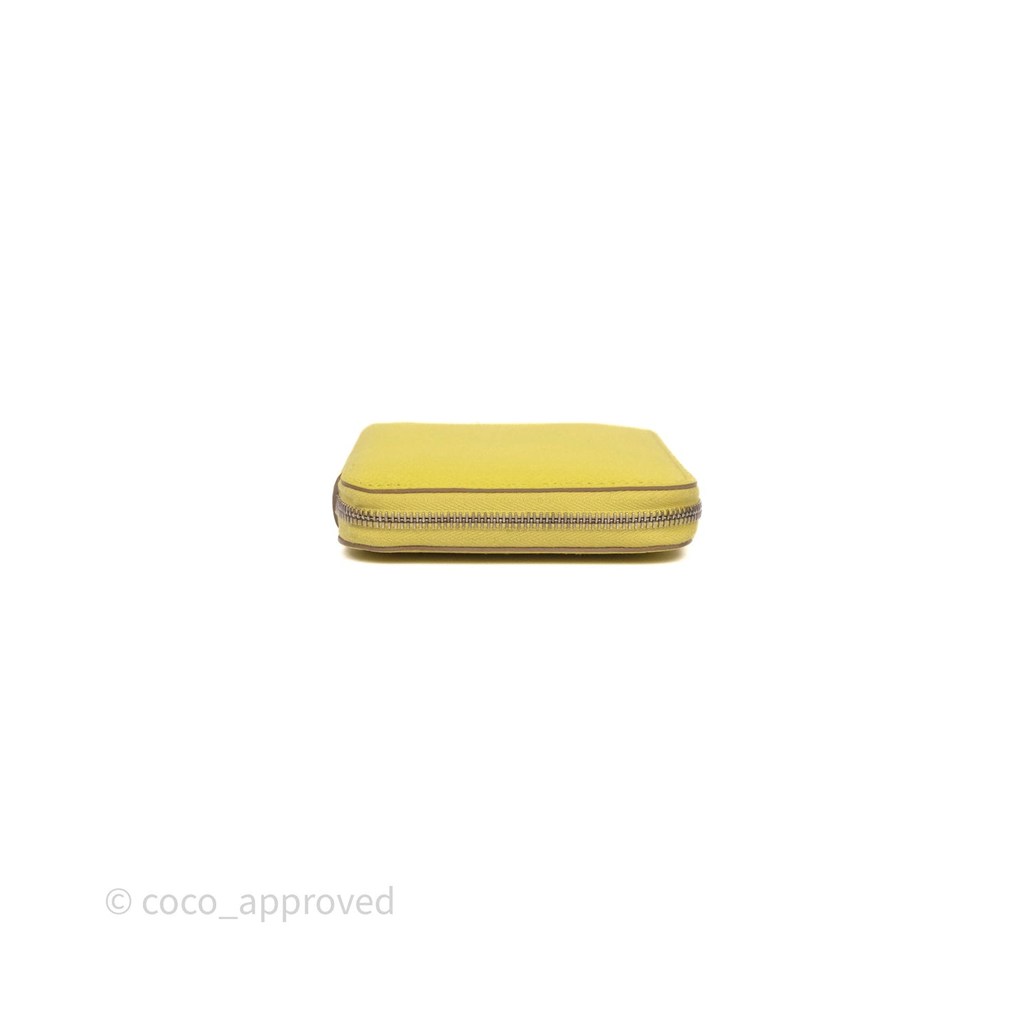 Hermès Silk In Compact Wallet Yellow Epsom