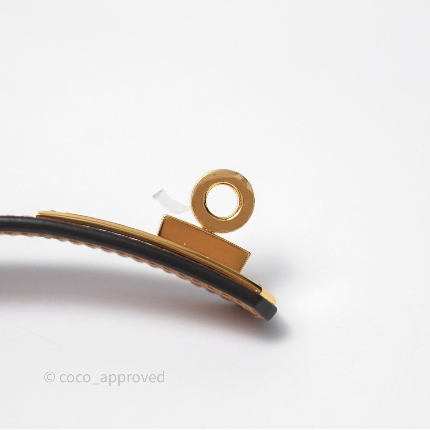 Hermès Kelly Buckle Belt Gold 37 Epsom Gold Hardware