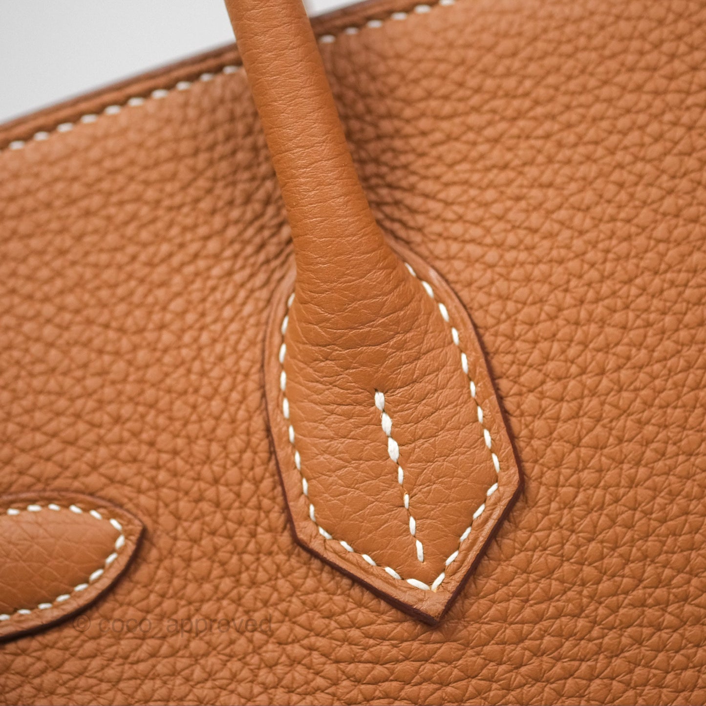 Hermès Birkin 30 Retourne Gold 37 Togo Palladium Hardware